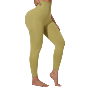 Leggings de sport pour femmes, super doux, 30 couleurs, avec poche, en soie de lait, style formel, pour le yoga et l'entraînement - Product Image 4