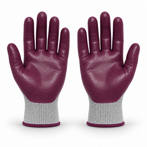 Gants en nitrile pour la construction, gants de travail de protection robustes avec grip renforcé pour les outils, l'équipement et la construction - Product Image 6