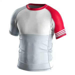 Rashguard pour homme à haute élasticité, manches longues, compression, MMA, BJJ, Jiu Jitsu, séchage rapide, protection UV, antibactérien - Product Image 5