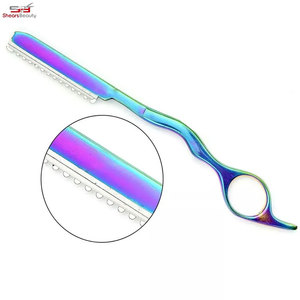 Ciseaux professionnels pour la retouche des cheveux, lames et poignées en acier inoxydable, pour salon et usage personnel - Product Image 3