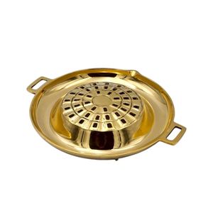 Mookata en laiton #4 (28.5cm) de Thaïlande en laiton Mookata Premium BBQ Pan Handicraft Best Seller Produit de l'usine de Thaïlande - Product Image 1