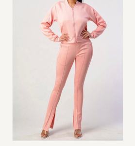 Venta al por mayor Conjuntos de mujer Trajes de chándal Sujetador y pantalones de chándal Conjunto de 2 piezas Chándal de Jogger con bolsillo Trajes de jogging Suéteres de entrenamiento - Product Image 3