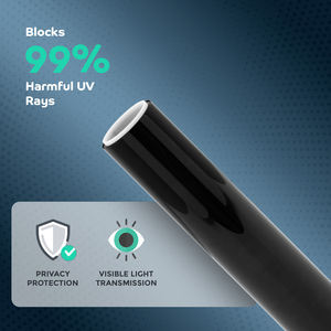 ROADPOWER Film Teinté Noir Super Foncé (0,5Mx30M) Série SPT pour Vitres Automobiles – Protection Solaire, Anti-UV et Anti-Rayures - Product Image 6