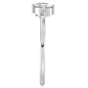 Bague d'éternité REYES en moissanite certifiée GRA de haute qualité en argent sterling 925, bagues de fiançailles pour femmes, bijoux fins - Product Image 5