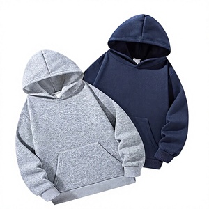 Color Block Winter Lined Boys Eco-Friendly Breathable Hoodie Pullover Sweatshirt Long Sleeve Fleece Polyester/Cotton Casual Wear - Product Image 1