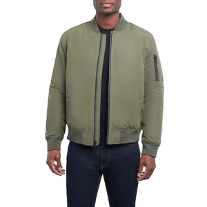 <b>Men</b>’s Bomber <b>Jacket</b> Custom Logo Windproof <b>Lightweight</b> Zip-Up Pocket Design Winter Wholesale Supplier - Product Image 3
