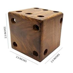 Pot à stylos en bois 3D artisanal de qualité supérieure, design unique en forme de dés, accessoires de bureau, décoration de bureau, cadeau en bois durable pour collègue - Product Image 3