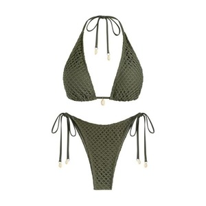 Nuevo Diseño, Estilo Moderno, Alta Calidad, 100% Poliéster, Sin Costuras, Transpirable, de Secado Rápido, Bikini de 2 Piezas Personalizado para Mujer - Product Image 1