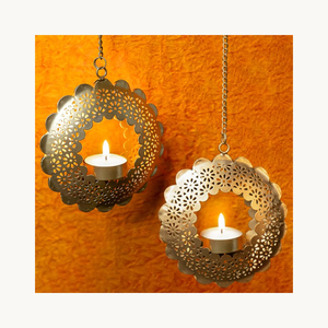 Elegante Portavelas de Metal Personalizado, Nuevo Diseño, Portavelas Decorativo Colgante para Uso Doméstico - Product Image 4