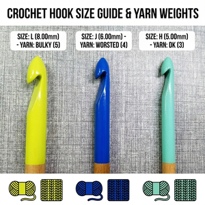 Premium Handcrafted Multi Colored Wooden Crochet <b>Hooks</b> Ergonomic Birchwood Knitting Needles for Professional Yarn Crafting - Product Image 6