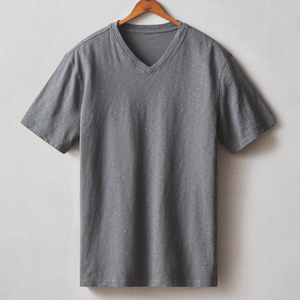 เสื้อยืดผู้ชายขายดี ผ้าถักคุณภาพพรีเมียม ดีไซน์ทันสมัย หรูหรา ทรงเข้ารูป คอกลม แขนสั้น ผ้าไม่เป็นขุย - Product Image 3