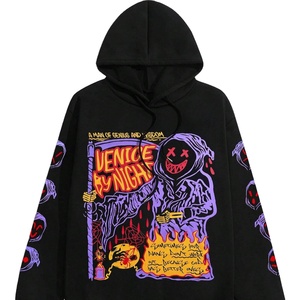 Pull à capuche imprimé pour hommes Sweat-shirt confortable en polaire pour hommes Sweat à capuche 100% coton Sweat à capuche avec logo personnalisé - Product Image 1