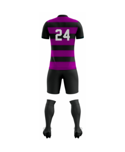Conjunto de Uniforme de Fútbol Personalizado con Impresión por Transferencia de Calor, Transpirable, de Secado Rápido, Impermeable, 100% Poliéster, Camiseta y Pantalones Cortos para Hombre, para Uso en Equipo - Product Image 3