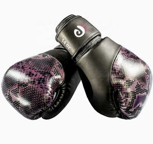 Guantes de boxeo con logotipo personalizado Heavy Fighter Guantes profesionales de cuero PU con empuñaduras al por mayor para gimnasios - Product Image 5