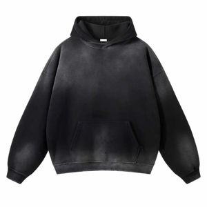 เสื้อฮู้ดดี้ซันเฟดสำหรับผู้ชาย พร้อมโลโก้สั่งทำ ผ้าคอตตอนผสม แห้งเร็ว เหมาะสำหรับฤดูหนาว ขายส่งราคาถูก เสื้อฮู้ดดี้ซันเฟด - Product Image 6