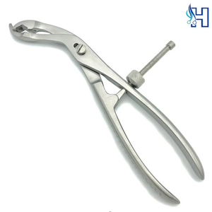Orthopedic Bone Forceps 5.5 Inch Curved Surgical Stainless Steel Manual Reusable Plate Holding <b>Drill</b> <b>Guide</b> - Product Image 4
