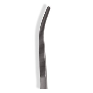Disector curvo profesional VATS con eje de 7 mm, mordazas dentadas, 33.5 cm de longitud total, 23.3 cm de longitud de trabajo, con mecanismo de trinquete – ZETOMEDPRO - Product Image 3