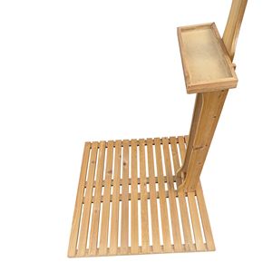 Ducha de Jardín para Piscina con Base de Madera para Patio y Terraza - Product Image 5