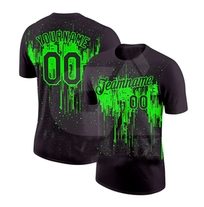 เสื้อฟุตบอลอเมริกันชาย คอวี แขนสั้น ผ้าโพลีเอสเตอร์ 100% ระบายอากาศ แห้งเร็ว ซับเหงื่อ ลดราคาพิเศษ - Product Image 3