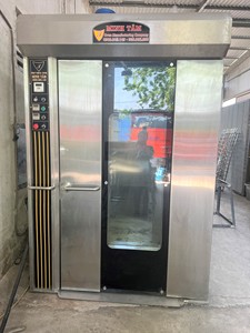 Four rotatif électrique 380V LX32M Vietnam, état neuf, produit phare 2025, pour boulangerie, 32 plateaux, garantie 1 an, moteur inclus - Product Image 2