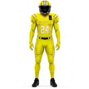 Uniforme de Fútbol Americano Personalizado para Escuelas Secundarias y Uniforme de Fútbol Americano Personalizado para Adultos Disponible en Múltiples Colores - Product Image 1