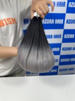 ¡Gran Oferta! Extensiones de Cabello Humano Remy Vietnamita Virgen 100% Natural de Doble Trama de Calidad, Cutícula Alineada para Todos los Colores, 100gr