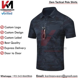 Polo tactique léger à séchage rapide, coupe ergonomique confortable, polo polyvalent pour l'entraînement et les jeux - Product Image 2