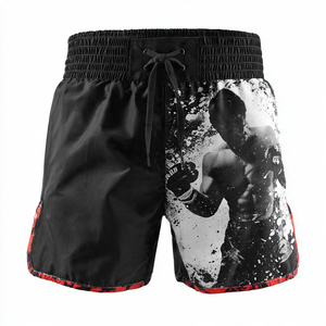 Pantalones Cortos de Entrenamiento Personalizados, Pantalones Cortos Profesionales de Boxeo y MMA con Cintura Elástica, Pantalones Cortos de Lucha MMA Unisex - Product Image 3