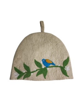 Handmade Eco-Friendly Bird Design Tea Cozy and Stylish Felt <b>Utensil</b> <b>Set</b> for Party Decorations Sustainable and Handmade - Product Image 1