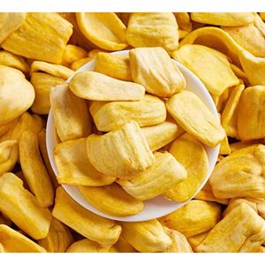 ชิ้นขนุนอบกรอบแบบสุญญากาศ ขนมขบเคี้ยวทรอปิคอล ขายส่ง บรรจุภัณฑ์ OEM เวียดนาม จัดส่งส่งออกจำนวนมาก - Product Image 5