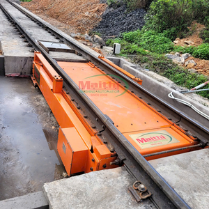Báscula de pesaje para trenes, capacidad por eje de 35000 kg, precisión de 0.25, velocidad de 3-20 km/h, sobrecarga del 150% - Product Image 2