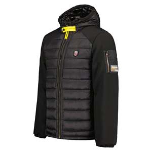 Custom OEM ODM Men's <b>Parka</b> Hooded Puffer <b>Jacket</b> Winter Warm Windproof Zipper Closure Custom Color Outwear Polyester Wadding - Product Image 3