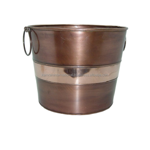 Juego de jardineras decorativas de diseño de lujo de Metal para jardín, Juego de 2 piezas para el hogar, jardín y restaurante, accesorios para plantas florales - Product Image 2