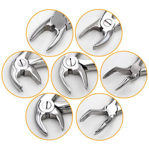 Dental Stainless Steel Tooth Extraction <b>Pliers</b> <b>Set</b> Adult Children's <b>Pliers</b> 7-piece <b>Set</b> Minimally Invasive Forceps Instrument Too - Product Image 6