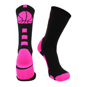 Mens Youth Sports Outdoor Cycling Basketball Spandex/<b>Polyester</b> Crew <b>Socks</b> Snagging Resistance Quick-Drying Cushioned Sole - Product Image 1