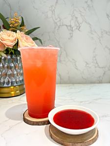 Jiuzhou Strawberry Syrup 2.5 Kg in Bottle HALAL/HACCP Certified 12 Months <b>Shelf</b> Life Best Taiwan Bubble Tea Supplier - Product Image 2