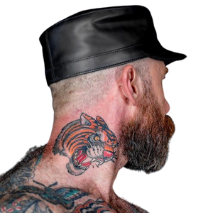 Casquette en cuir JT Miner pour homme, style classique workwear, cuir véritable de qualité supérieure, durable, idéale pour les clubs - Product Image 4