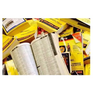 Papeles Reciclados de Alta Calidad: Directorios Telefónicos Antiguos y Páginas Amarillas para la Producción Sostenible de Papel - Product Image 1
