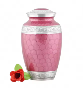 Wholesale Luxury Bronze Metal Cremation Urn Bulk <b>Memorial</b> Jar with Golden Butterfly Art and Polished Enamel Smooth Finish - Product Image 3