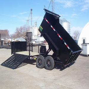Remolque de Doble Descarga para Granja, Remolque Utilitario para Tractor, Transporte de Residuos y Materiales a Granel, en Venta - Product Image 6