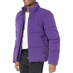 Buy High Quality Custom Design Men's Casual Puffer <b>Jacket</b> Comfortable and Breathable Solid Color Puffer <b>Jacket</b> for man 2026 - Product Image 5