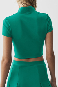 T-shirt court décontracté pour femme à manches courtes, couleur personnalisable, style streetwear d'été, vente en gros - Product Image 6