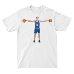 เสื้อยืดสตรีทแวร์ผู้ชายคุณภาพสูง ผ้าฝ้าย 100% สไตล์ลำลอง ทรงหลวม แฟชั่นเรียบง่าย ไซส์ใหญ่ ผ้าเนื้อหนา 220 กรัม - Product Image 2