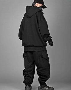 Nouvel Arrivage 2026 – Sweat à Capuche Techwear Personnalisé, Style Urbain Fonctionnel, Coton Lourd avec Fermetures Éclair Tactiques - Product Image 2
