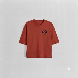 Camiseta Extra Grande de Primera Calidad para Hombre, 100% Algodón, con Logotipo Personalizado Serigrafiado en la Parte Delantera, Casual, Azul Marino, de Secado Rápido, Cuello Redondo - Product Image 1