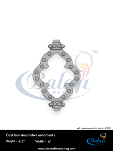 Pièces de portail de jardin en fonte Balaji Metals, robustes, finition sablée, moulage au sable, poli à haute brillance, lisses - Product Image 3