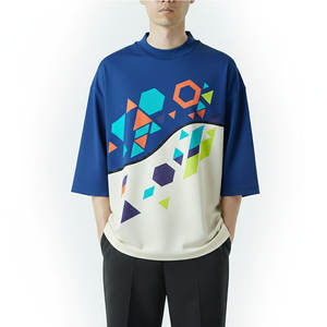 เสื้อยืดทรงบ็อกซี่ผู้ชาย หลวม สบายๆ สั่งซื้อได้จำนวนน้อย แฟชั่นสตรีทมินิมอล เสื้อท่อนบนใส่สบายสำหรับทุกวัน 2026 - Product Image 1