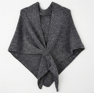 Custom Fringe Poncho <b>Plus</b> <b>Size</b> Knit Shawl Wrap Winter Cardigan Scarf for Women Wholesale - Product Image 1