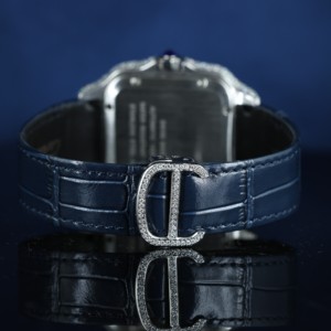 Reloj Mecánico de Acero Inoxidable con Moissanita, Esfera Romana, Estilo Hip Hop, Unisex, para Regalo - Product Image 3