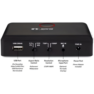 Convertidor y Grabador AV a HDMI 2.0 con Grabación USB, Entrada Compuesta RCA, Salida 1080P/720P, Soporte NTSC/PAL, Video MP4 - Product Image 4